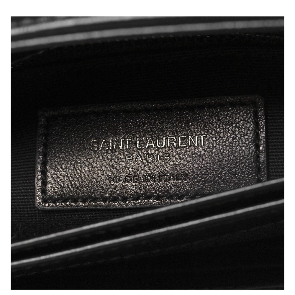 Saint Laurent Toy Loulou Black Calfskin Quilted Monogram Crossbody Bag - Picture 7 of 8